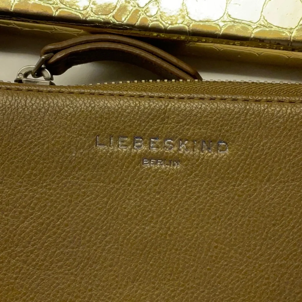 Liebeskind Zip Wallet Clutch Leather Brown - Picture 6 of 7